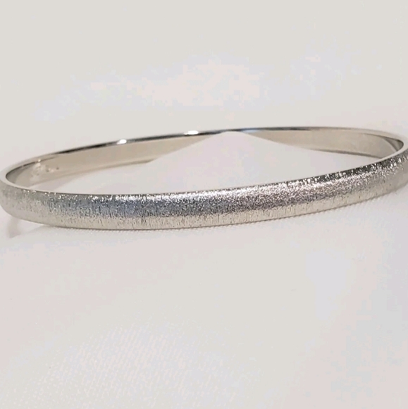 Vintage Monet Silver Bangle - Picture 4 of 6